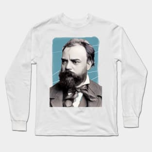 Czech Composer Antonín Dvořák illustration Long Sleeve T-Shirt